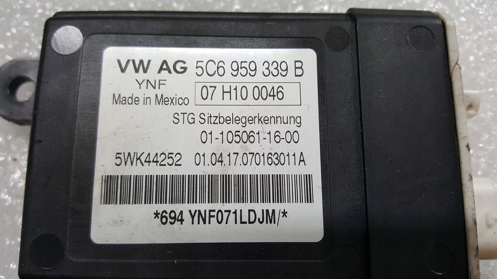 Moduł sterownik fotela VW BEETLE 5C6959339B