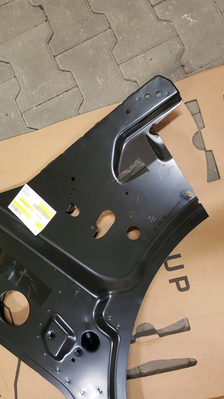 VW T5 T6 PRÓG SŁUPEK FARTUCH POSZYCIE BŁOTNIKA LEWY PRZÓD 7E0805061B