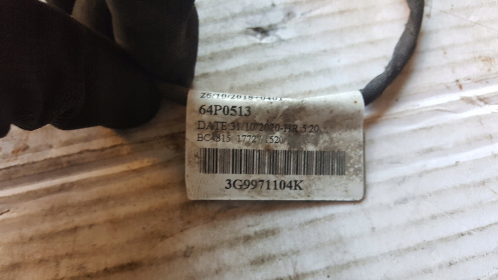 Wiązka PDC tył VW PASSAT B8 3G9971104K demontaż