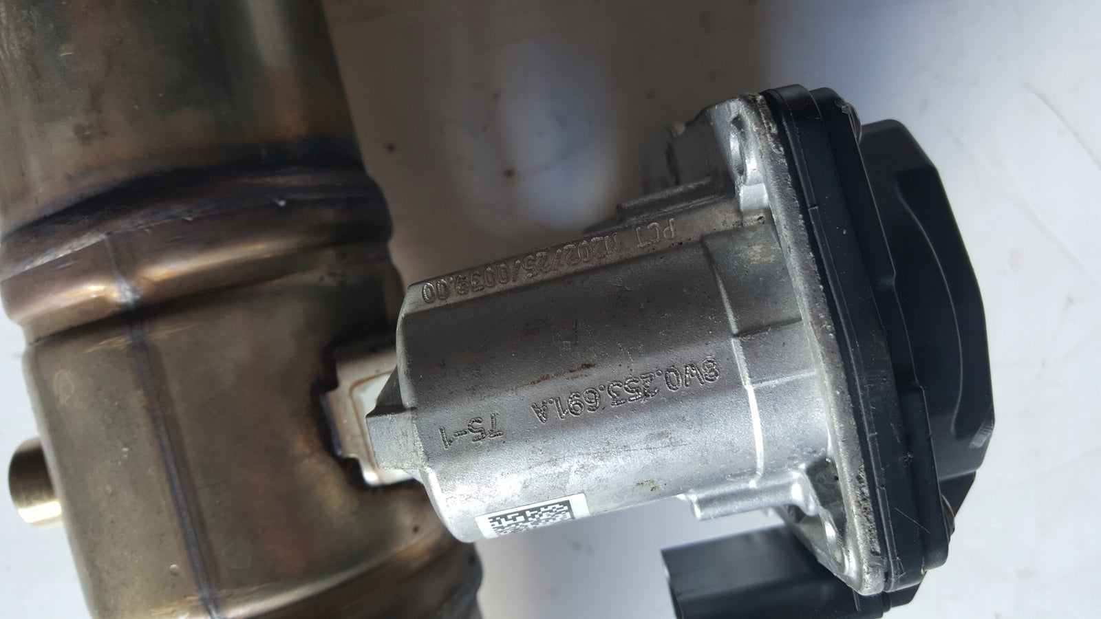 rura + przepustnica AUDI 4K0253409C , 8W0253691A