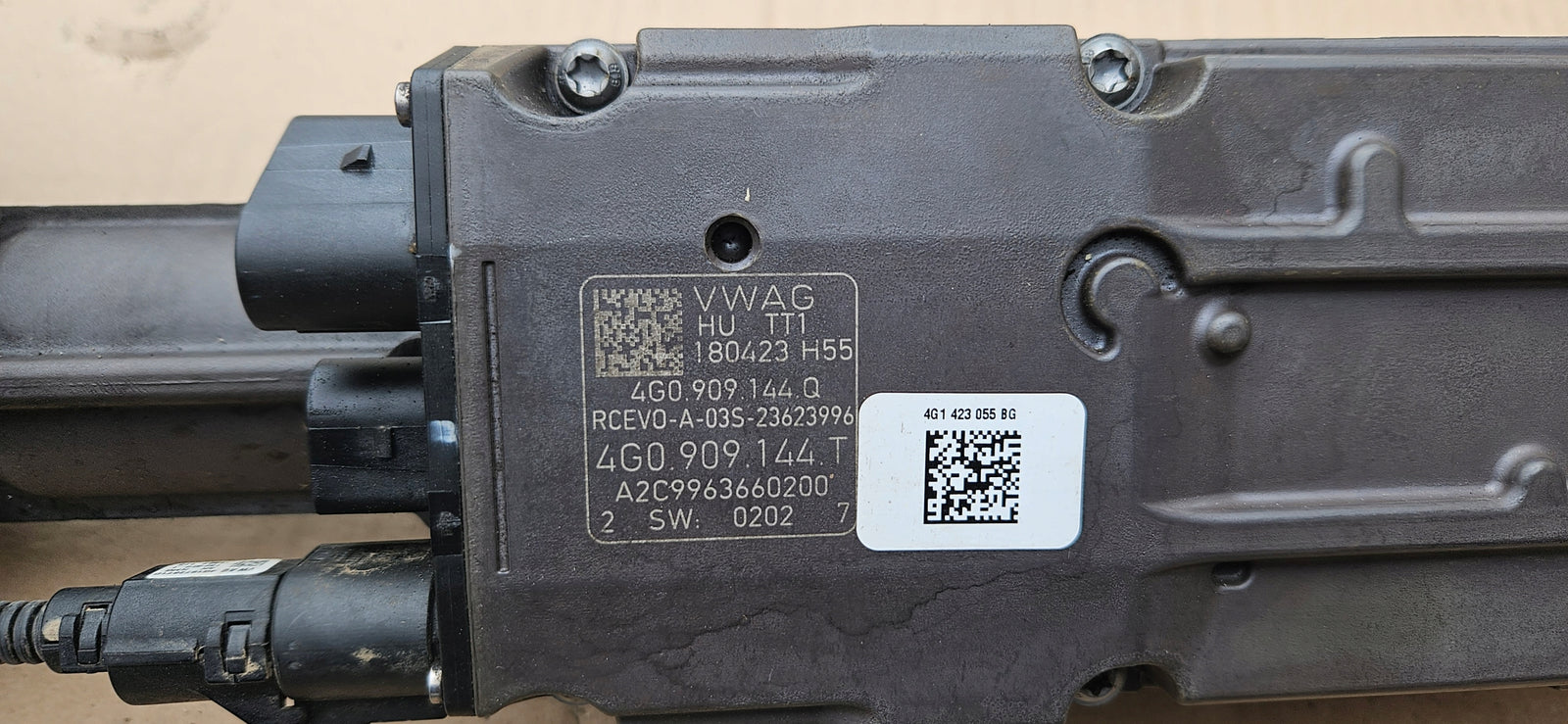 układ kierowniczy AUDI 4G1423055BG 4G0909144T IDEAŁ