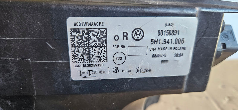 5H1941006 pr LED VW GOLF 8 VIII 2020r LED DEMONTAŻ