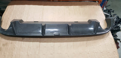 Tylna dokładka zderzaka (dyfuzor) CARBON VW Golf 7 VII MK7 R / R-Line 14-16