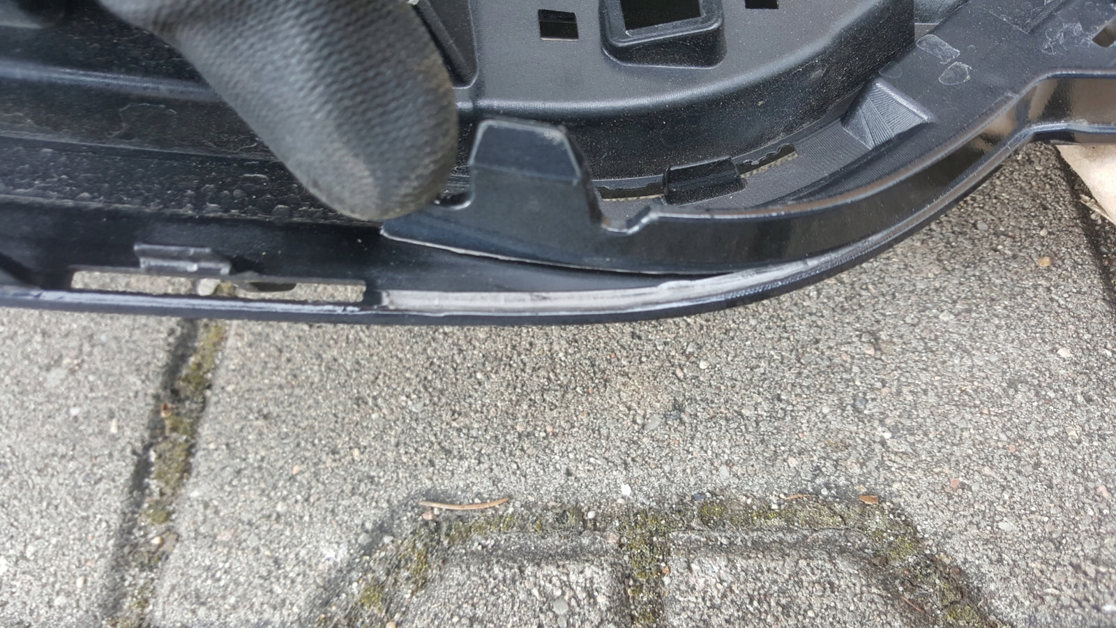 Dokładka dyfuzor spoiler zderzaka tylnego AUDI RS5 8W6807521AL demontaż