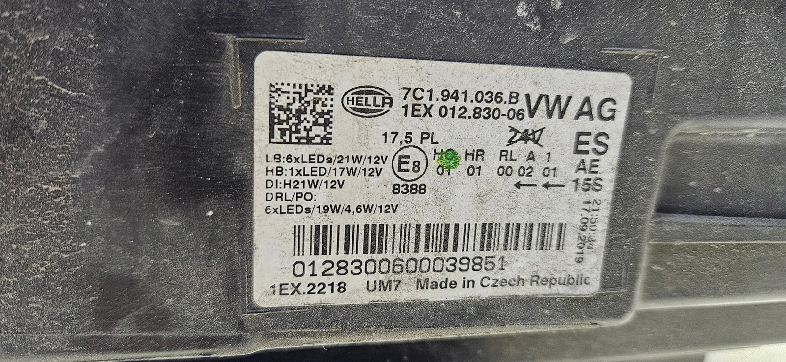 Pr kompletny FUL LED Vw Crafter MAN TGE 7C1941036B IDEAŁ!!! 2019r