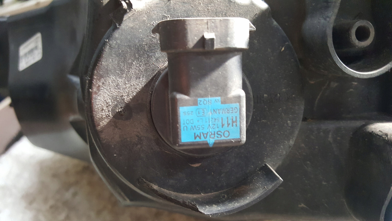 VW TRANSPORTER T6 HALOGEN LEWY 7E0941661B