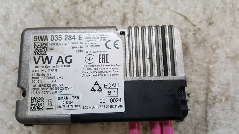 Moduł usług ON LINE VW AUDI SEAT SKODA 5WA035284E