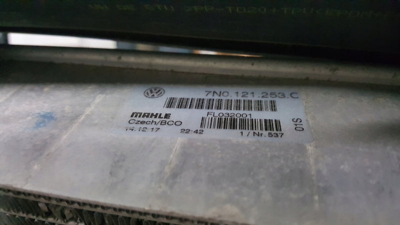 Chłodnica intercooler VW SHARAN SEAT ALHAMBRA 7N0121253C demontaż