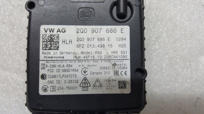 Radar asystent zmiany pasa VW AUDI SKODA SEAT 2Q0907686E demontaż