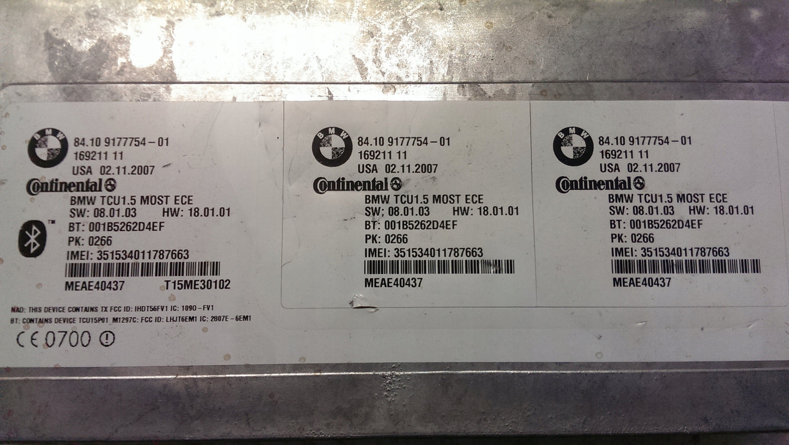 Moduł bluetooth BMW E60 E61 E63 E64 E70 9177754