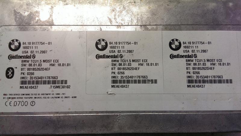 Moduł bluetooth BMW E60 E61 E63 E64 E70 9177754