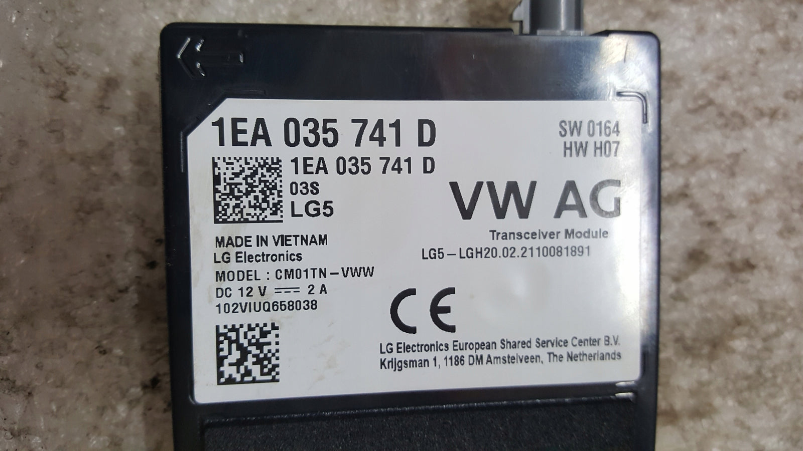 WZMACNIACZ ANTENA ORYGINAŁ 1EA035741D VW ID3 ID.3 22R