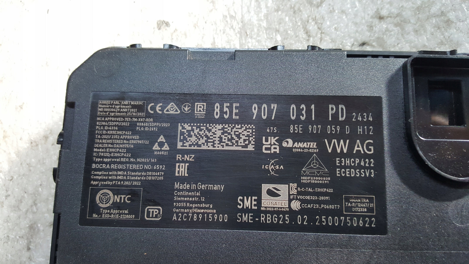 AUDI A5 B10 MODUŁ KOMFORTU 85E907031PD