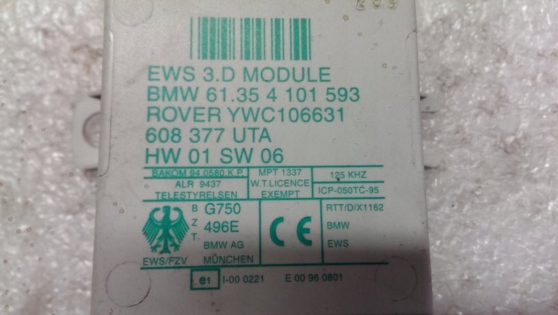 Moduł sterownik EWS BMW 4101593 demontaż