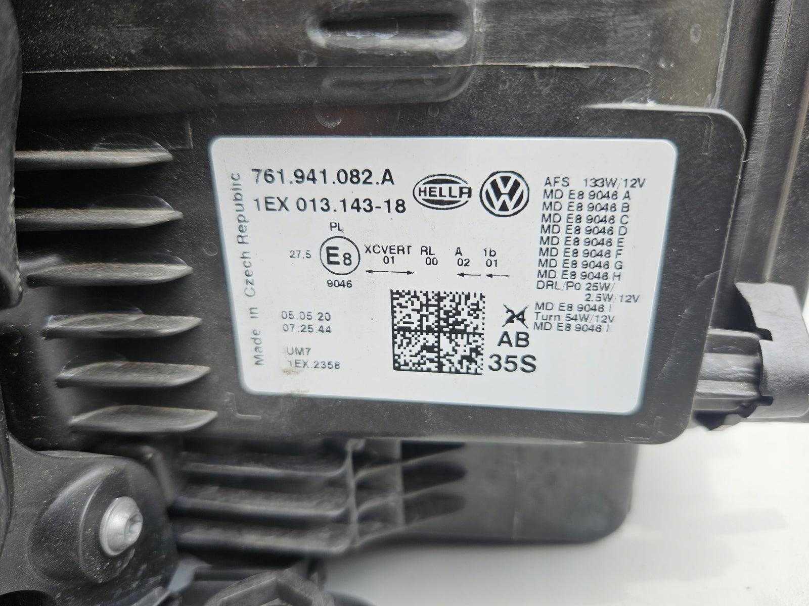 PR FULLED Vw Touareg 761941082A 2020r demontaż