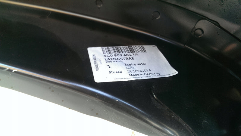 podłużnica tylna lewa AUDI A6 C7 4G0803401TA