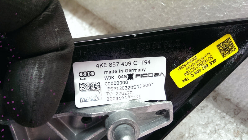 Lusterko lewe kamera AUDI E-TRON 4KE 4KE857409C