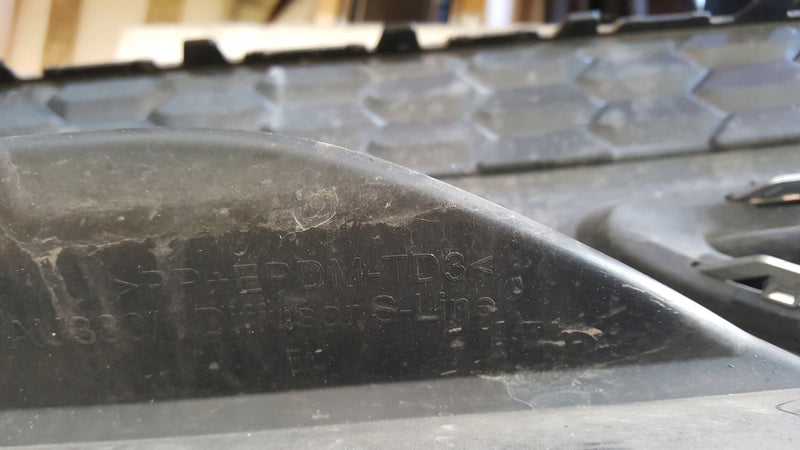 Dokładka spoiler zderzaka tylnego AUDI A3 S-LINE 8Y4807521B demontaż