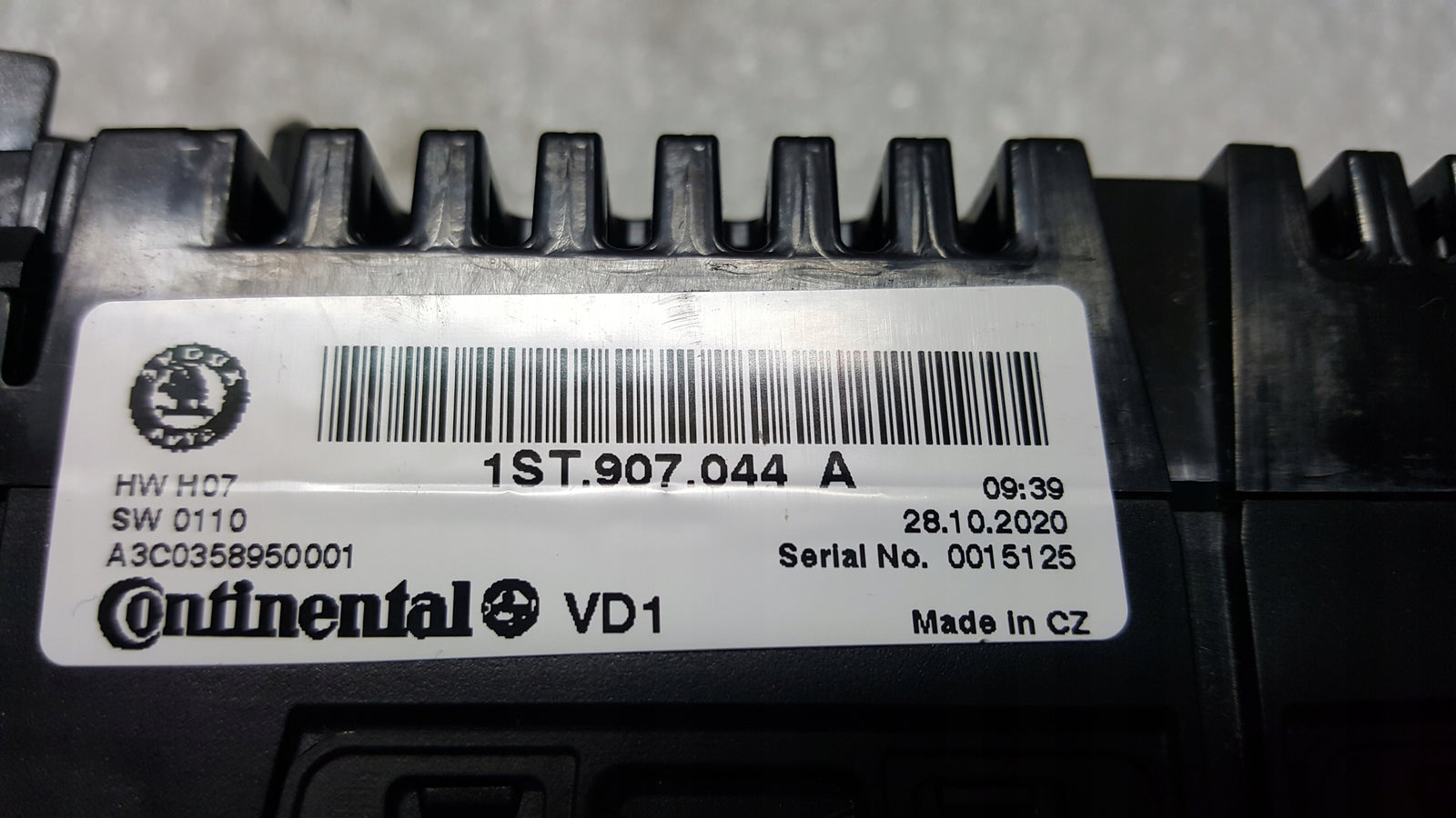 Panel klimatyzacji SKODA CITIGO 1ST907044A demonta