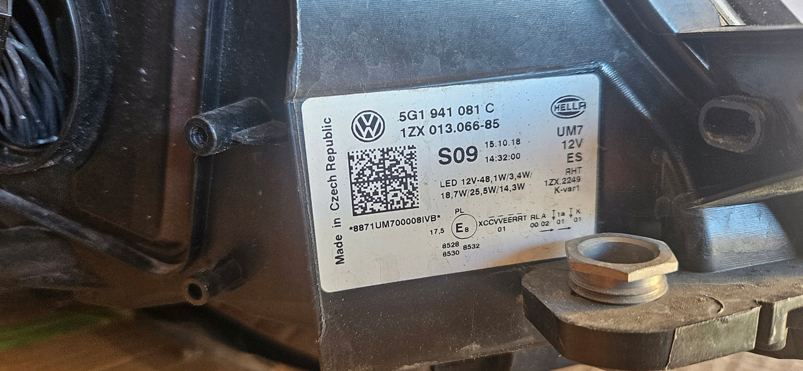 5G1941081C IDEAŁ !FUL LED Vw Golf 7 LIFT 2018r IDEAŁ OK!!!