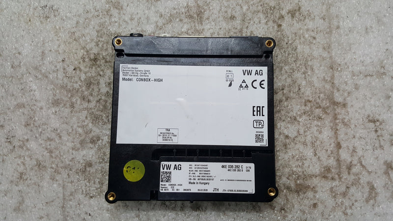 Sterownik moduł SOS-- AUDI A4 (B9) A5 RS4 RS5 4KE035282C demontaż