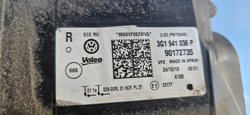 Pr ful led Vw Passat B8 LIFT 3G1941036P 2019r IDEAŁ demontaż