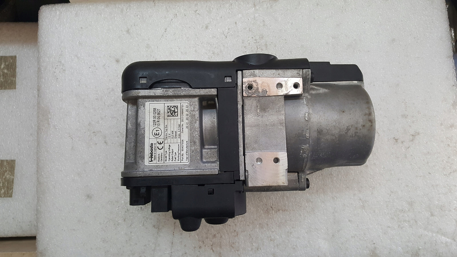 Piecyk Webasto TERMO TOP EVO diesel VW T6 7LA819008B demontaż