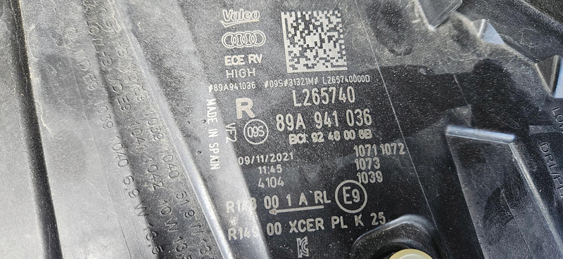 Pr kompletny Matrix laser AUDI Q4 E-TRON 89A941036