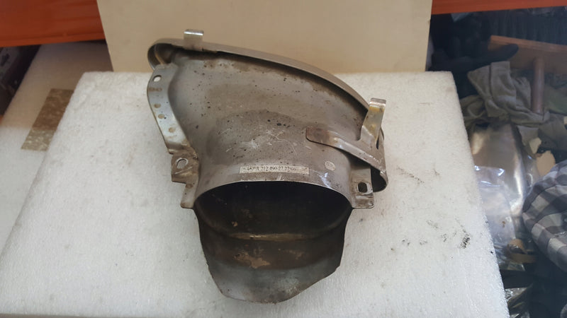 Końcówka wydechu lewa MERCEDES W212 A2124902727 demontaż