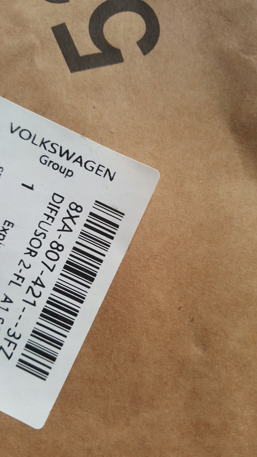 NOWA ORYGINALNA dokładka spoiler zderzaka tył AUDI A1/S1 8XA807421