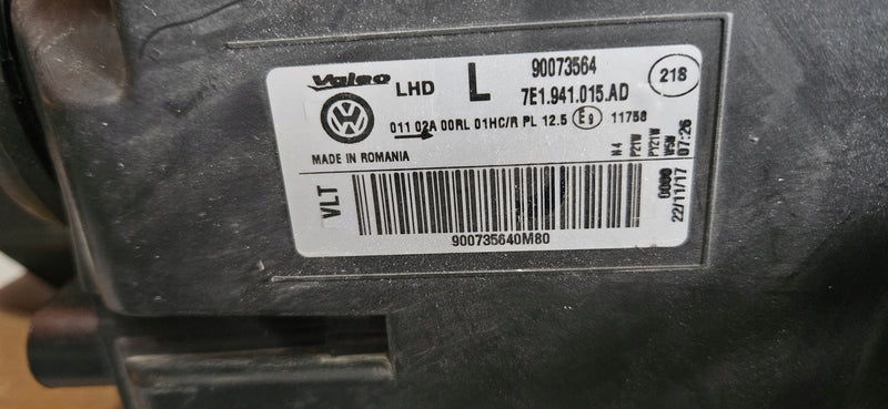 LE reflektor Vw T6 7E1941015AD 2017r IDEAŁ