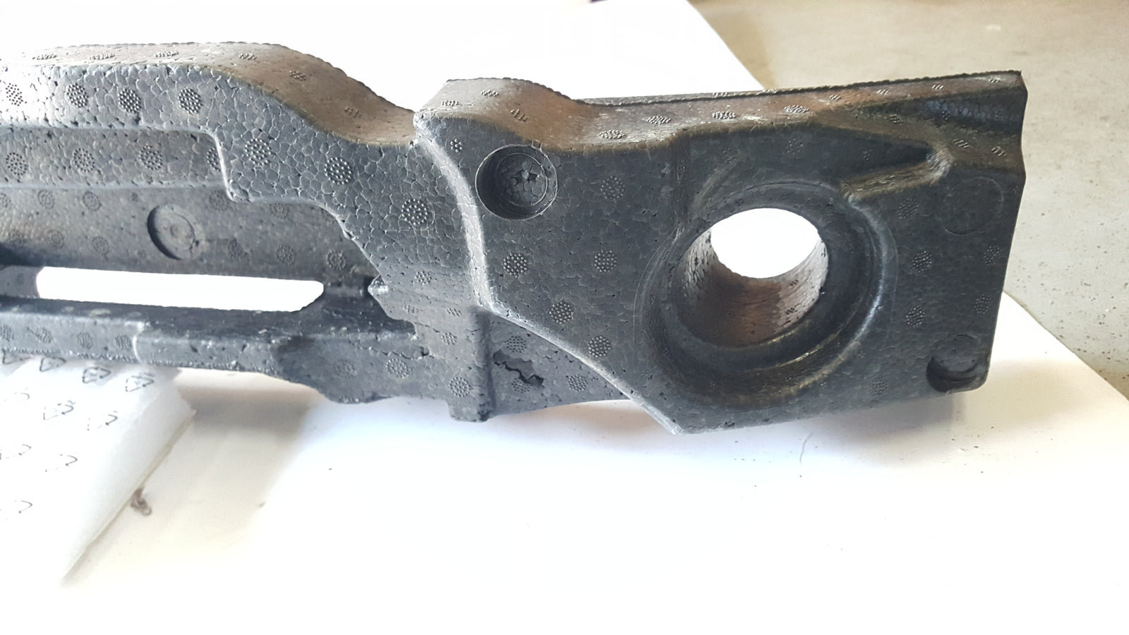 Absorber pianka zderzaka przedniego SKODA FABIA 6VA807248A demontaż