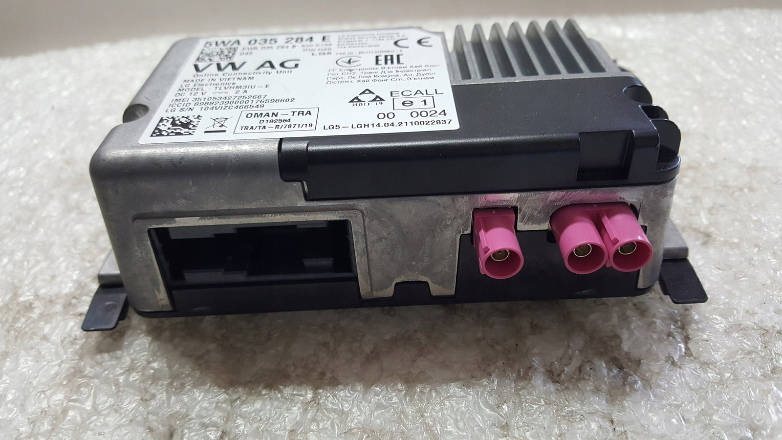 Moduł usług ON LINE VW AUDI SEAT SKODA 5WA035284E