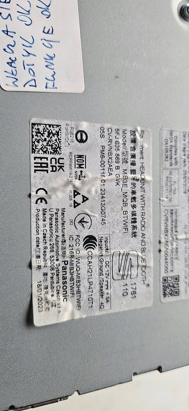 Seat Taracco Arona NAWIGACJA MULTIMEDIA CZYTNIK MIB3 5FJ035869B IDEAŁ