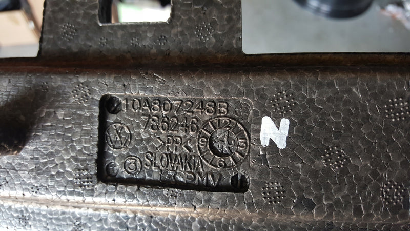 NOWY ORYGINALNY absorber zderzaka przedniego VW ID.3 10A807248B
