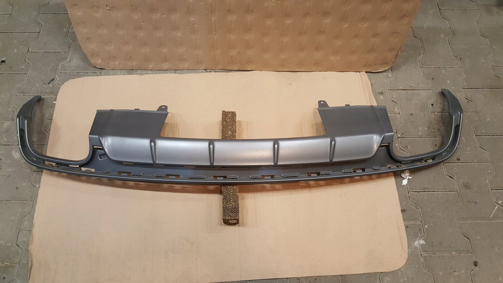 SPOILER DOKŁADKA ZDERZAKA TYŁ AUDI S6 A6 C7 4G LIFT 2014- 4G0807521M