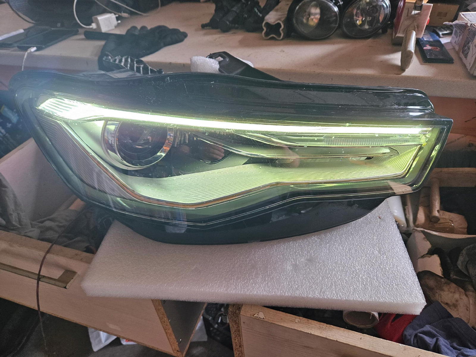 Pr kompletny xenon LED Audi A6 C7 4G0941006F IDEAŁ