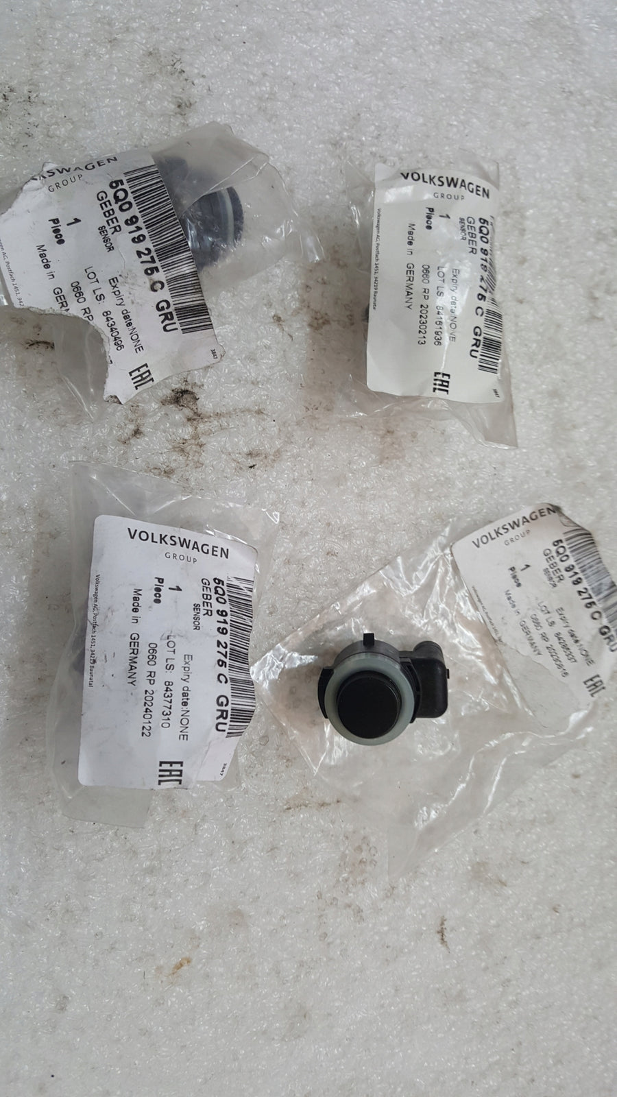 NOWE ORYGINALNE czujniki PDC --VW AUDI SEAT SKODA 5Q0919275C