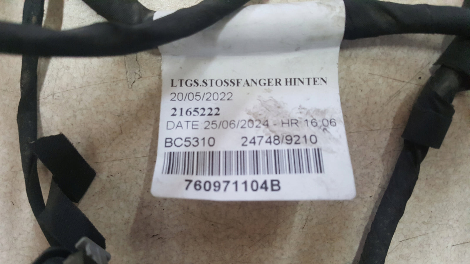 Wiązka Zderzaka Tył 760971104B VW Touareg III (760)