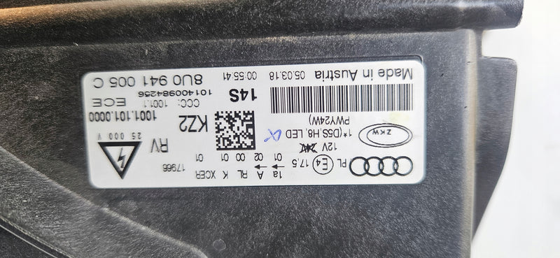 Le xenon LED Audi Q3 LIFT 2018r 8U0941005C IDEAŁ!