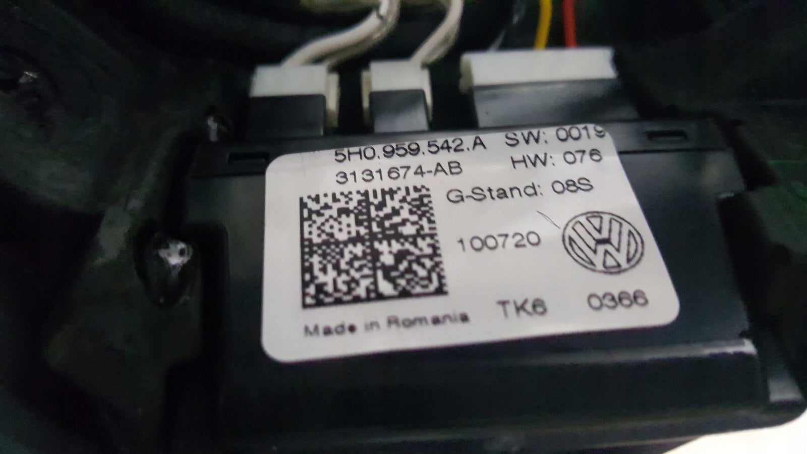 Kierownica multifunkcja VW GOLF VIII 5H0959542A demontaż