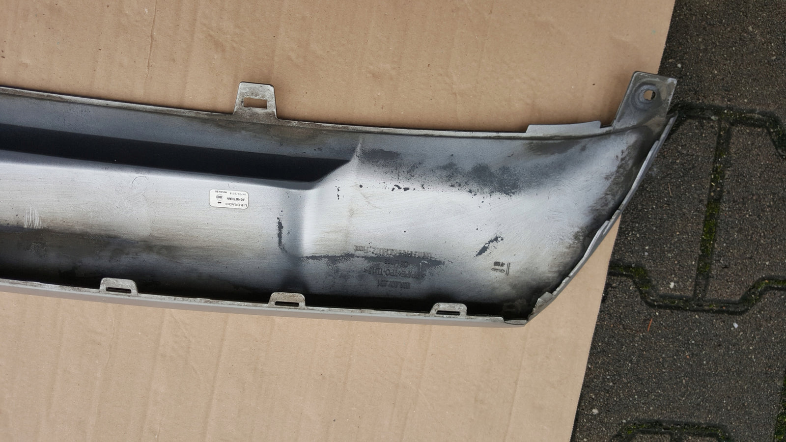 SPOILER DOKŁADKA ZDERZAKA PRZÓD AUDI Q5 II 80A807531