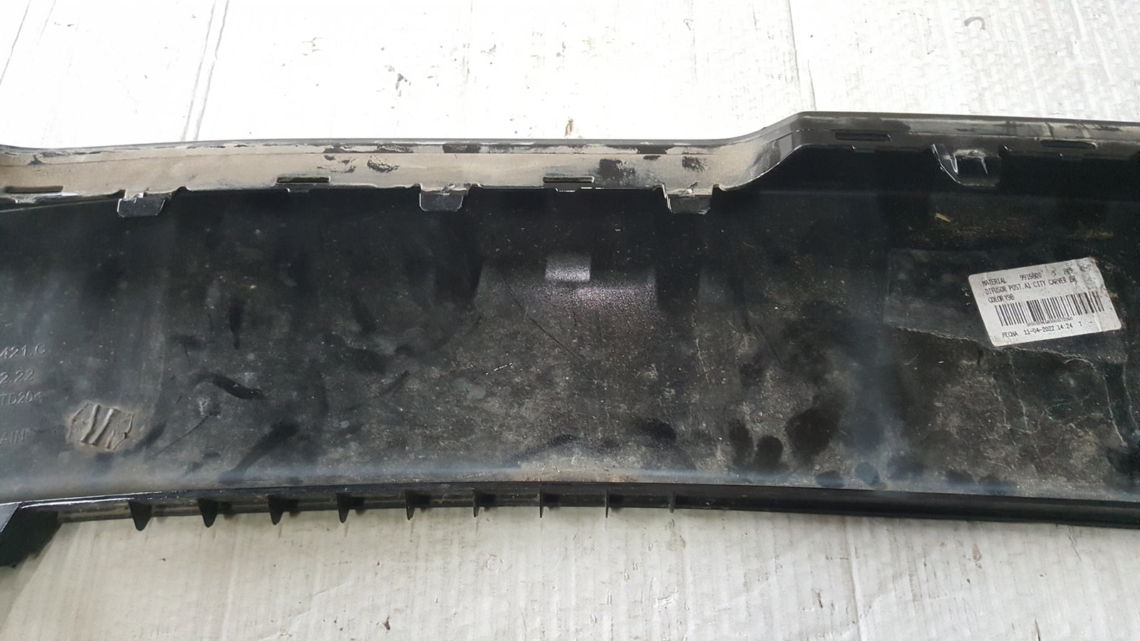 Dokładka spoiler zderzaka tył AUDI A1 82A807421C demontaż