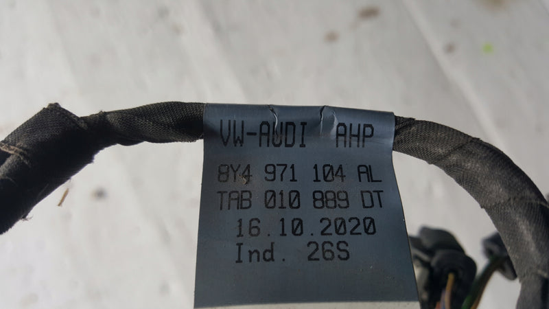 Wiązka instalacja PDC zderzaka tylnego AUDI A3 8Y4971104AL demontaż