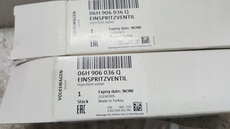 Wtryskiwacz VW AUDI SEAT SKODA 06H906036Q oryginał