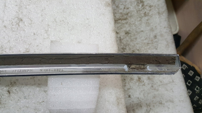 AUDI A6 C6 LIFT 08- OZDOBNA LISTWA CHROM ZDERZAKA PRZÓD LEWA 4F0853065