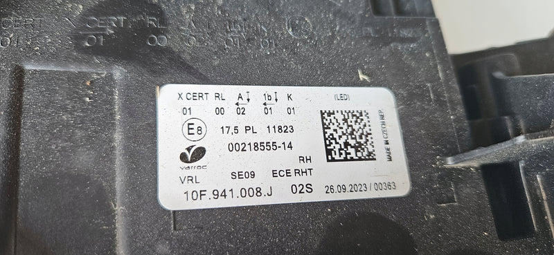 Pr reflektor FUL LED Cupra Born 10F941008H 2023r