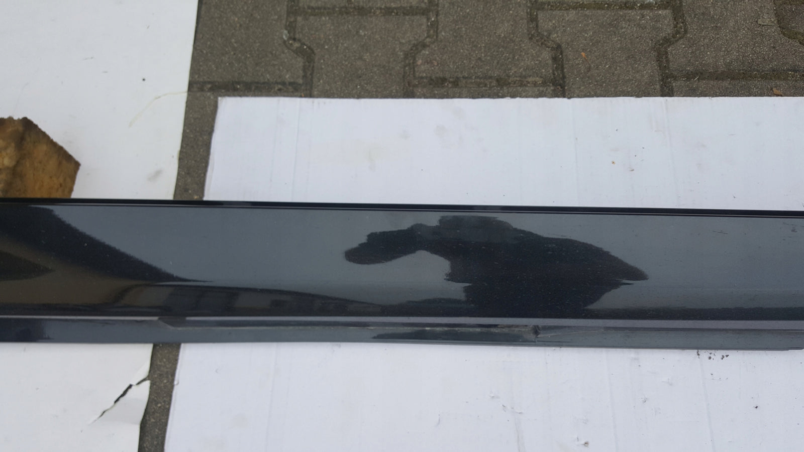 Listwa progowa prawa strona AUDI A6 (C8) S-LINE 4K0853856A demontaż