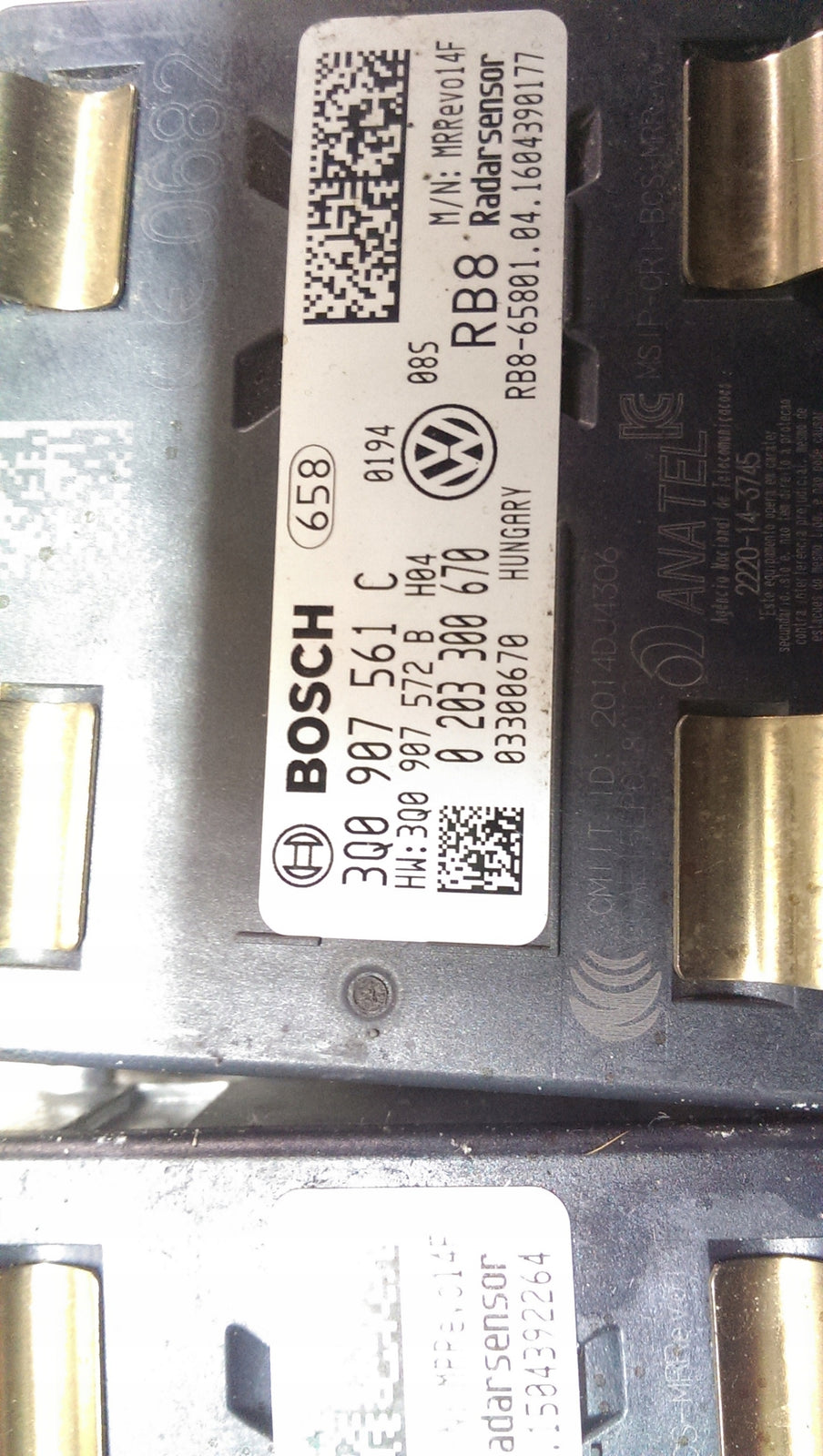 radar sensor distronic ACC AUDI VW SEAT 3Q0907561C