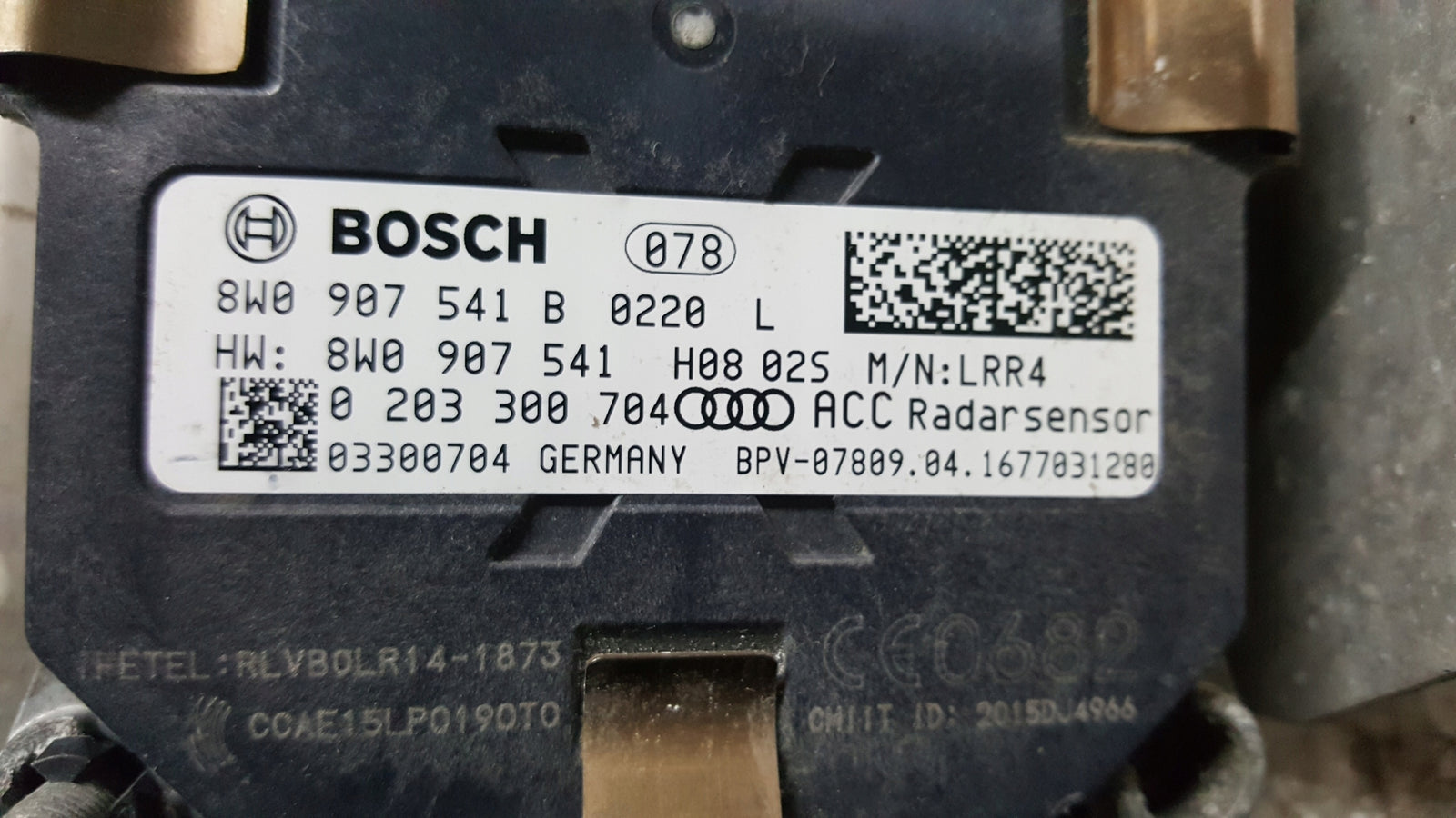 Radar distronic ACC AUDI A4 B9 A5 8W0907541B